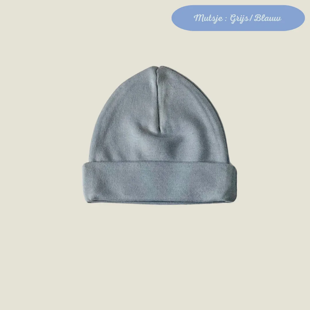 muts grijs/blauw