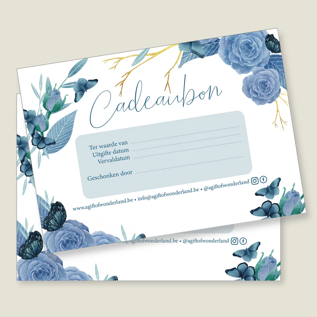 A gift of wonderland | cadeaubon